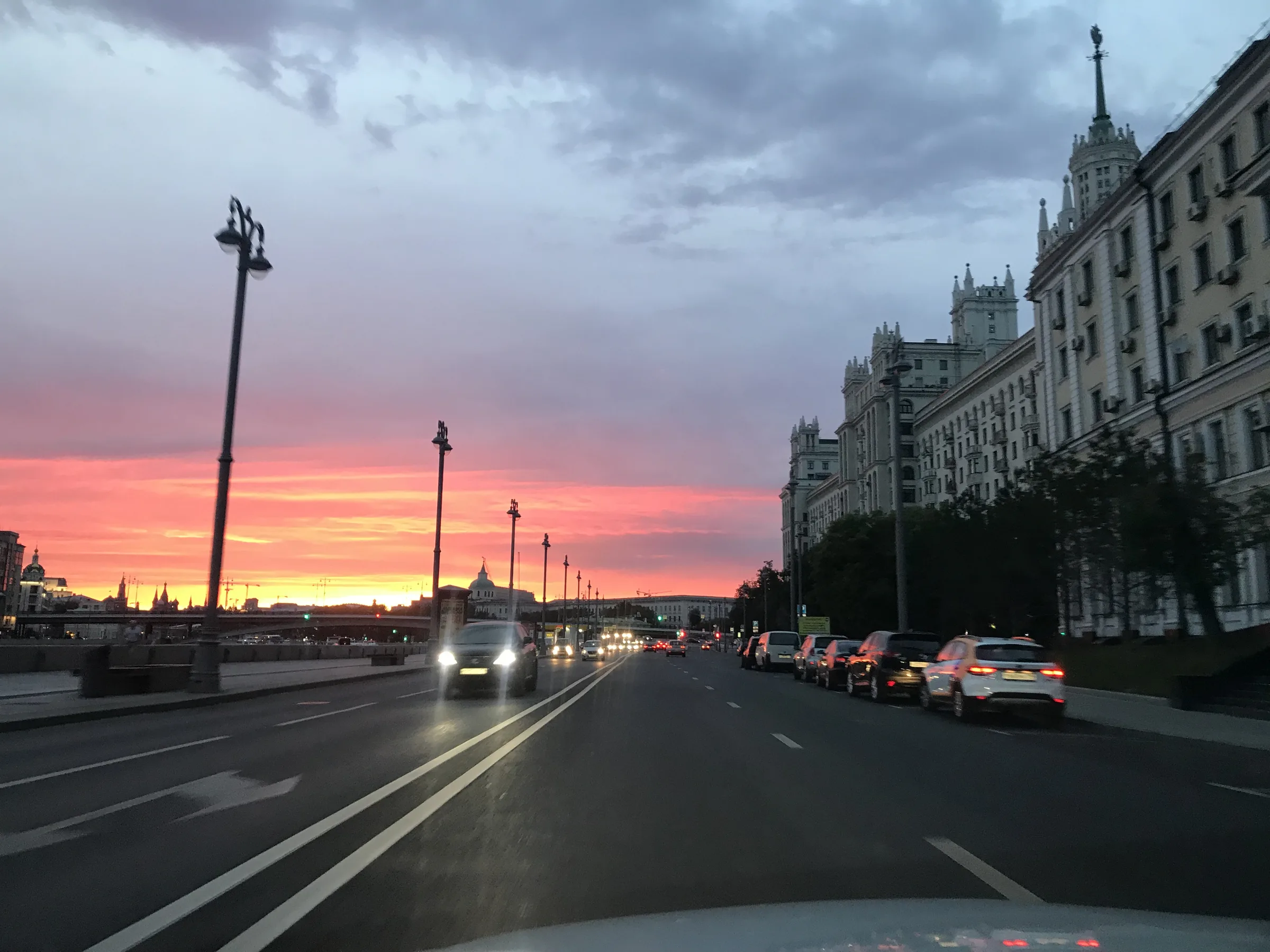 Moscow skyline at summer twilight. Photo: Vlad Lario.
